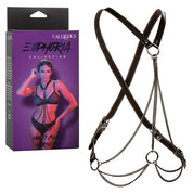 Euphoria Collection Multi Chain Harness - Black-Harnesses & Strap-Ons-CalExotics-Andy's Adult World