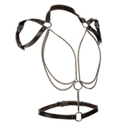 Euphoria Collection Multi Chain Halter - Black-Harnesses & Strap-Ons-CalExotics-Andy's Adult World