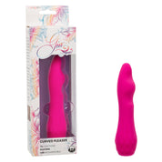 Gia Curved Pleaser - Pink-Vibrators-CalExotics-Andy's Adult World