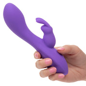 Flex Bend and Hold Double Rumbler - Purple-Vibrators-CalExotics-Andy's Adult World