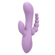 Flex Bend and Hold Triple Rumbler - Purple-Vibrators-CalExotics-Andy's Adult World