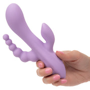 Flex Bend and Hold Triple Rumbler - Purple-Vibrators-CalExotics-Andy's Adult World