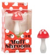 Naughty Bits Muff Shroom Playful Massager - Red-Vibrators-CalExotics-Andy's Adult World