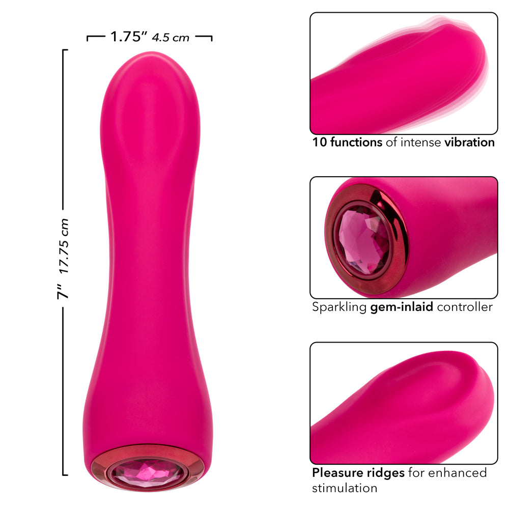 Gem Vibe Collection Bliss - Pink-Vibrators-CalExotics-Andy's Adult World