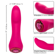 Gem Vibe Collection Glider - Pink-Vibrators-CalExotics-Andy's Adult World