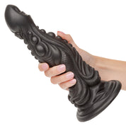 Monster Dong the Colossus 9.75" - Black-Dildos & Dongs-CalExotics-Andy's Adult World