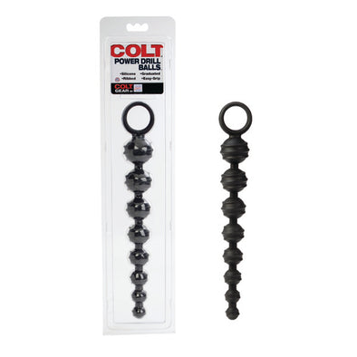 Colt Power Drill Balls - Black-Anal Toys & Stimulators-CalExotics-Andy's Adult World