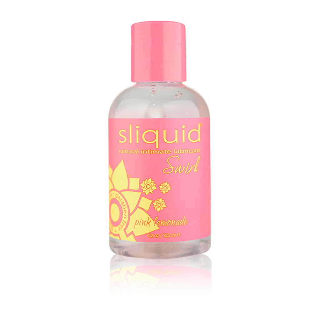 Naturals Swirl - Pink Lemonade - 4.2 Fl. Oz. (124 ml)-Lubricants Creams & Glides-Sliquid-Andy's Adult World