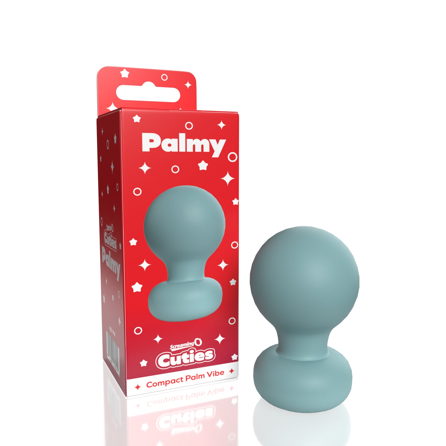 Screaming O Cuties Palmy Palm Vibrator - Powder Blue-Vibrators-Screaming O-Andy's Adult World