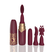 My Secret Premium Rechargeable Vibrating Lipstick Merlot-Vibrators-Screaming O-Andy's Adult World