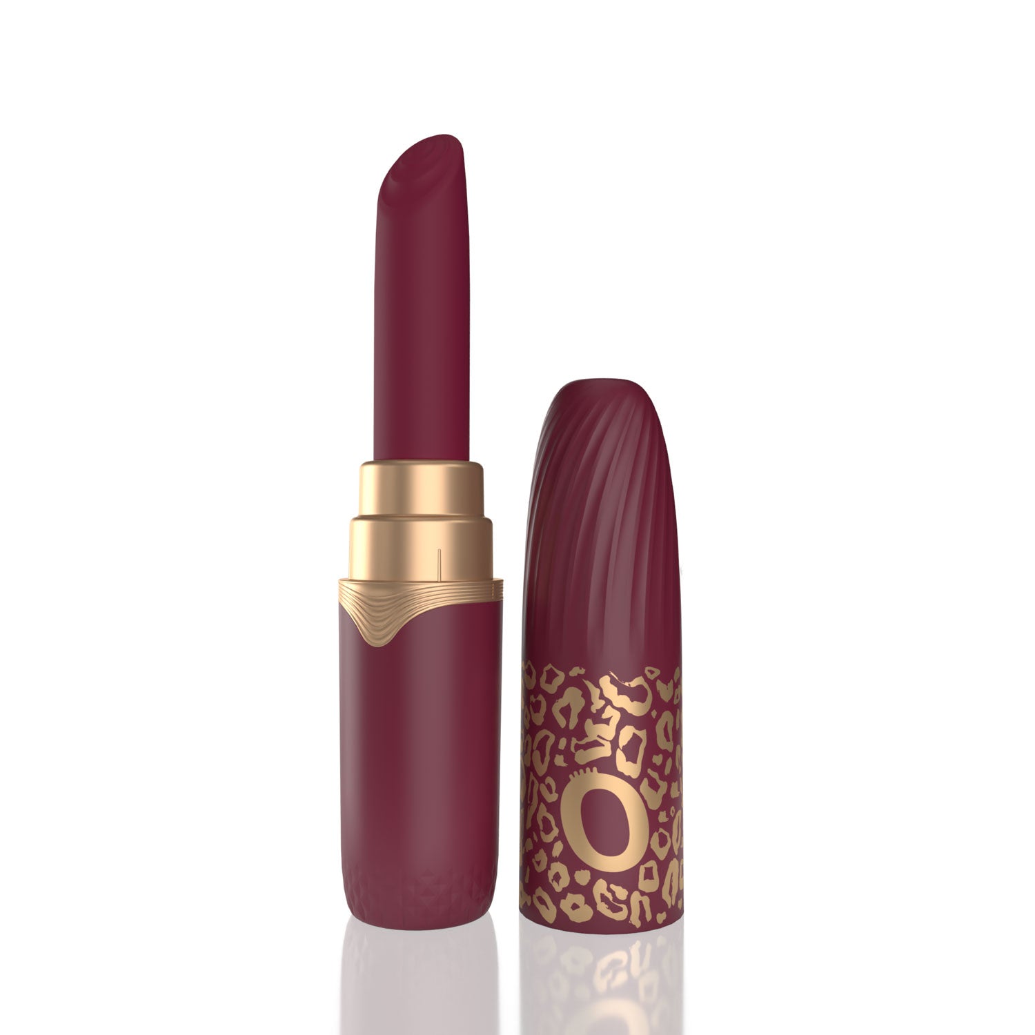 My Secret Premium Rechargeable Vibrating Lipstick Merlot-Vibrators-Screaming O-Andy's Adult World