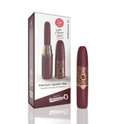 My Secret Premium Rechargeable Vibrating Lipstick Merlot-Vibrators-Screaming O-Andy's Adult World