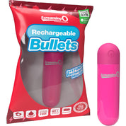 Screaming O Rechargeable Bullet - Pink-Vibrators-Screaming O-Andy's Adult World