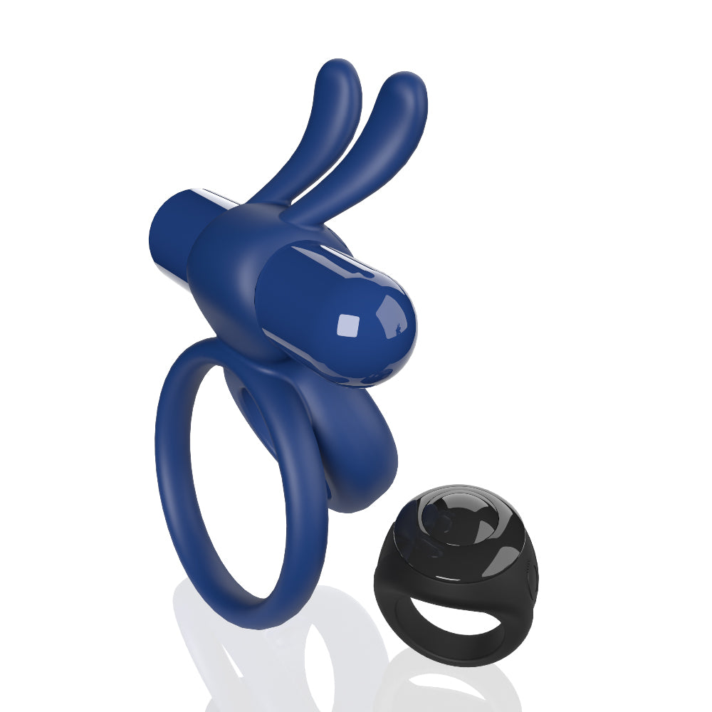 Screaming O Remote Controlled Ohare Vibrating Ring - Blue-Cockrings-Screaming O-Andy's Adult World