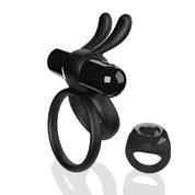 Screaming O Remote Controlled Ohare XL Vibrating Ring - Black-Cockrings-Screaming O-Andy's Adult World