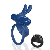 Screaming O Remote Controlled Ohare XL Vibrating Ring - Blue-Cockrings-Screaming O-Andy's Adult World