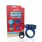 Screaming O Remote Controlled Switch Vibrating Ring - Blue-Cockrings-Screaming O-Andy's Adult World