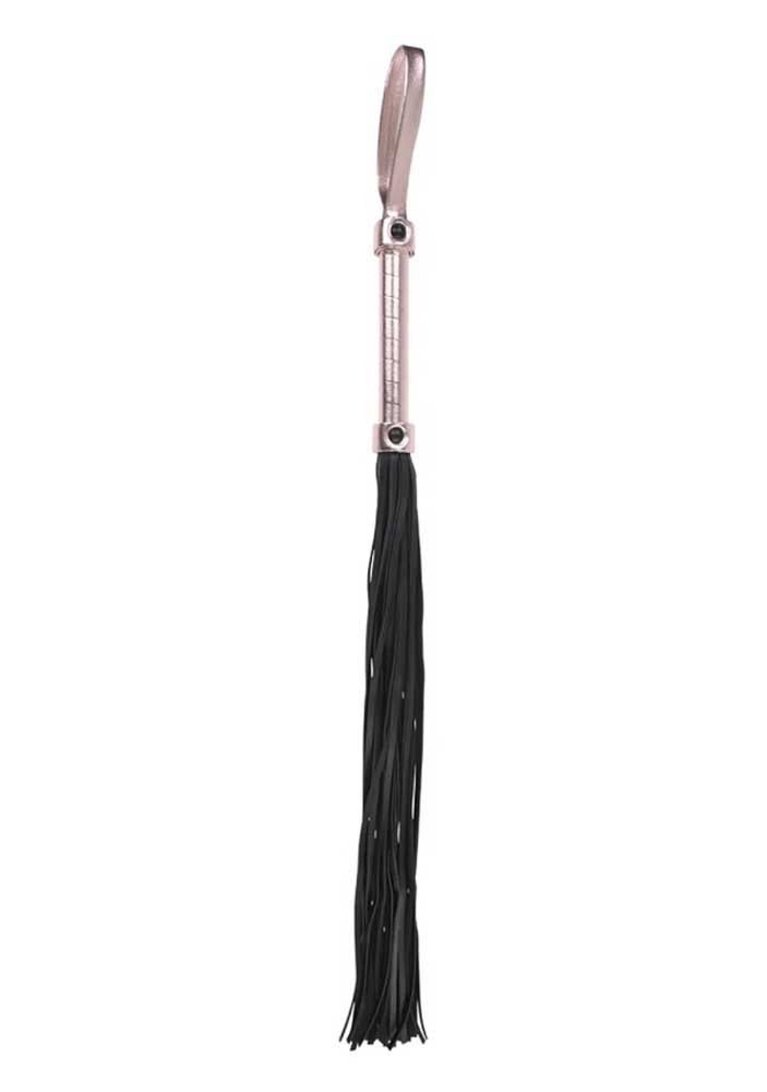 Brat Flogger - Black / Rose Gold-Bondage & Fetish Toys-Sportsheets-Andy's Adult World