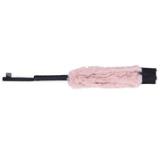 Brat Faux Fur Flogger - Pink/black-Bondage & Fetish Toys-Sportsheets-Andy's Adult World