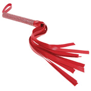 Amor Sparkle Flogger - Red-Bondage & Fetish Toys-Sportsheets-Andy's Adult World