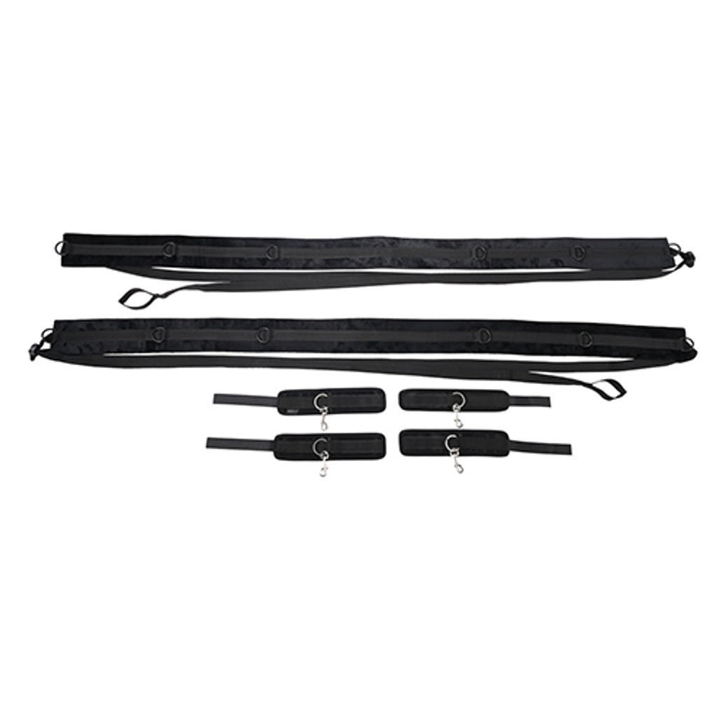 No Matter Where Bondage Restraint System - Black-Bondage & Fetish Toys-Sportsheets-Andy's Adult World