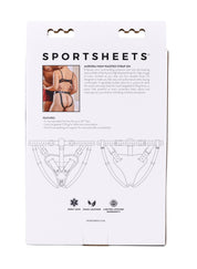 Aurora High Waisted Strap on - Black-Harnesses & Strap-Ons-Sportsheets-Andy's Adult World