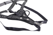 Aurora High Waisted Strap on - Black-Harnesses & Strap-Ons-Sportsheets-Andy's Adult World