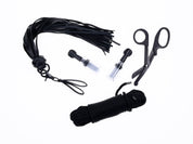 Tied and Twisted Bondage Kit - Black-Bondage & Fetish Toys-Sportsheets-Andy's Adult World