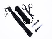 Tied and Twisted Bondage Kit - Black-Bondage & Fetish Toys-Sportsheets-Andy's Adult World