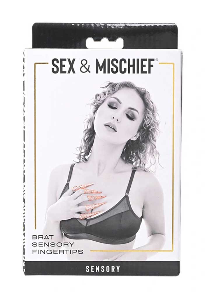 Brat Sensory Fingertips - Rose Gold-Bondage & Fetish Toys-Sportsheets-Andy's Adult World