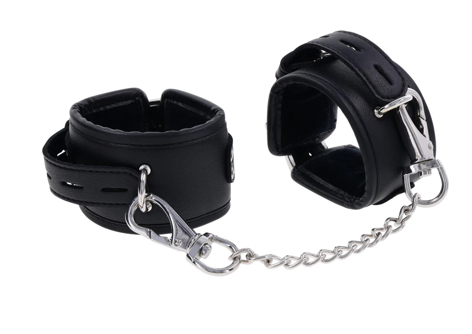 Edge Handcuffs - Black-Bondage & Fetish Toys-Sportsheets-Andy's Adult World