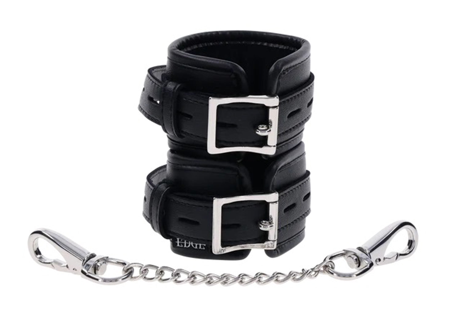 Edge Handcuffs - Black-Bondage & Fetish Toys-Sportsheets-Andy's Adult World