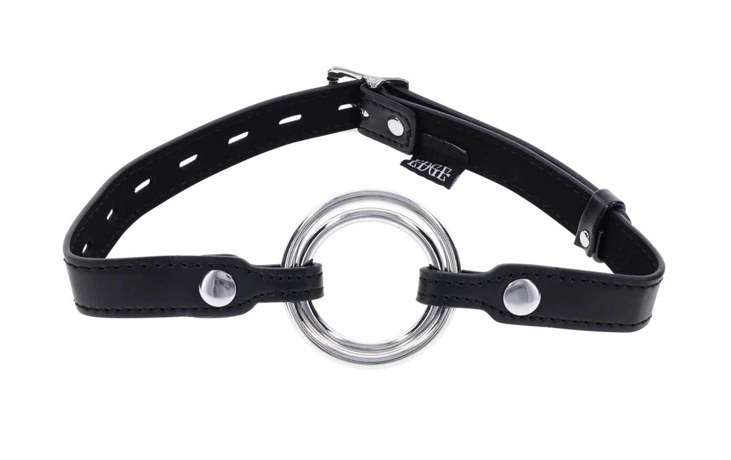 Edge Interchangeable Ring Gag - Black-Bondage & Fetish Toys-Sportsheets-Andy's Adult World