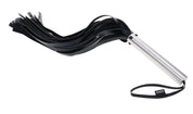 Edge Flogger - Black / Silver-Bondage & Fetish Toys-Sportsheets-Andy's Adult World