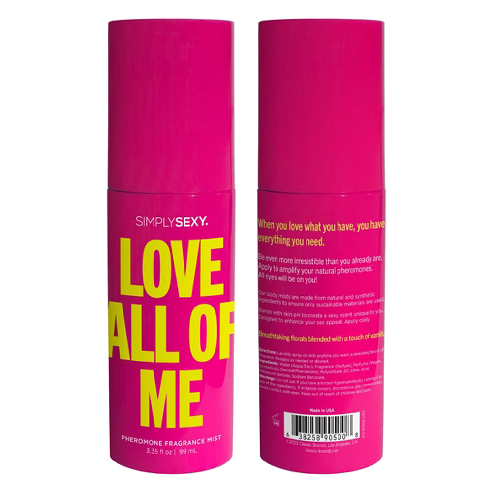 Love All of Me - Pheromone Fragrance Mists 3.35 Oz-Lubricants Creams & Glides-Classic Brands-Andy's Adult World