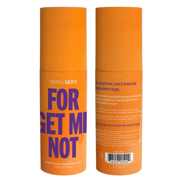 Forget Me Not - Pheromone Fragrance Mists 3.35 Oz-Lubricants Creams & Glides-Classic Brands-Andy's Adult World