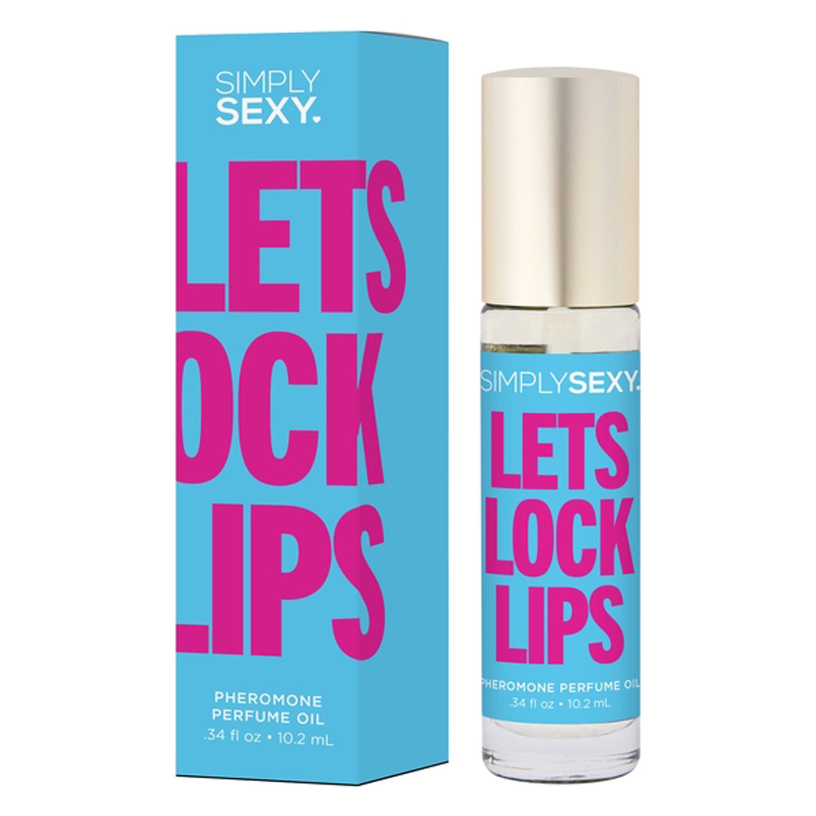 Simply Sexy Pheromone Perfume Oil Lets Lock Lips Roll on .34 Oz-Lubricants Creams & Glides-Classic Brands-Andy's Adult World