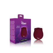 Classic Rose - Ruby - Handheld Rose Clitoral and Nipple Stimulator-Vibrators-Viben-Andy's Adult World