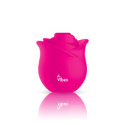 Zen Rose - Hot Pink - Handheld Rose Clitoral and Nipple Stimulator - Presale Only-Vibrators-Viben-Andy's Adult World