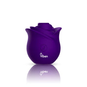 Zen Rose - Violet - Handheld Rose Clitoral and Nipple Stimulator - Presale Only-Vibrators-Viben-Andy's Adult World