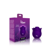 Zen Rose - Violet - Handheld Rose Clitoral and Nipple Stimulator - Presale Only-Vibrators-Viben-Andy's Adult World