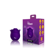 Zen Rose - Violet - Handheld Rose Clitoral and Nipple Stimulator - Presale Only-Vibrators-Viben-Andy's Adult World