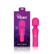 Presale Only - Mighty Muse - Hot Pink - Powerful Personal Wand - Massager-Massagers-Viben-Andy's Adult World