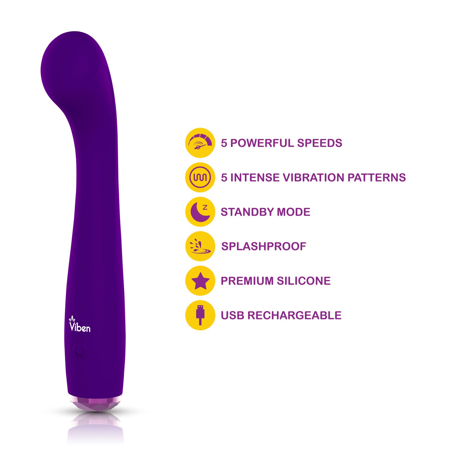 Presale Only - Devotion - Violet Intense G-Spot- Vibe-Vibrators-Viben-Andy's Adult World