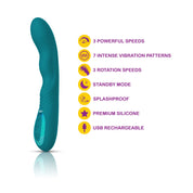 Swagger - Ocean - Wriggling G-Spot Vibe-Vibrators-Viben-Andy's Adult World