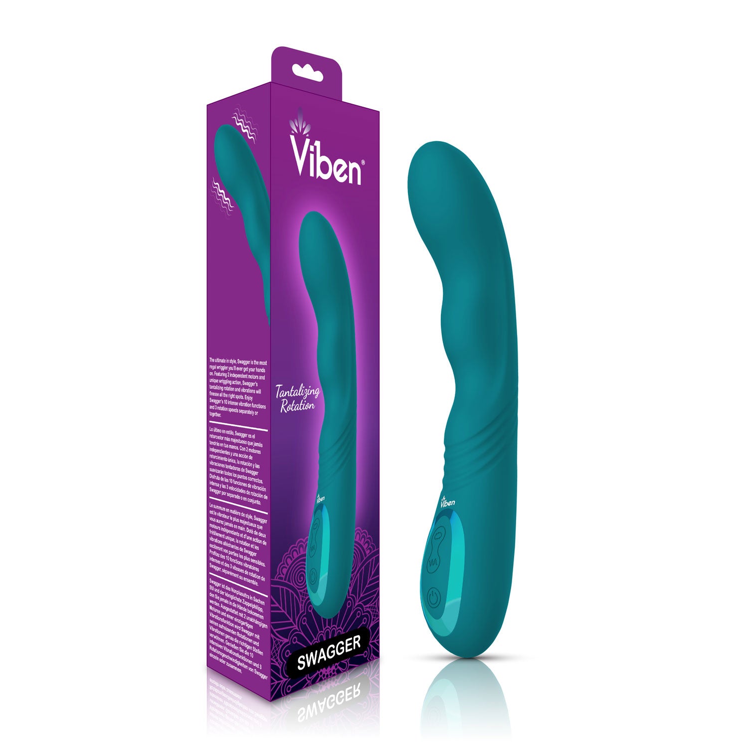 Swagger - Ocean - Wriggling G-Spot Vibe-Vibrators-Viben-Andy's Adult World