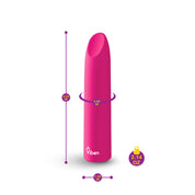 Fixation - Hot Pink - Powerful Lipstick Bullet Vibe-Vibrators-Viben-Andy's Adult World