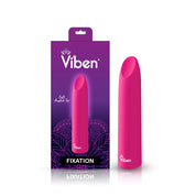 Fixation - Hot Pink - Powerful Lipstick Bullet Vibe-Vibrators-Viben-Andy's Adult World