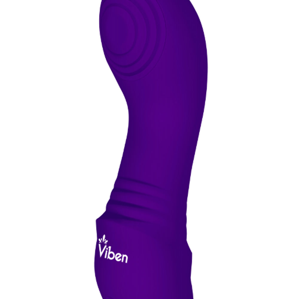 Sabela - Violet - Intense Mini G-Spot Vibe With Thumping Pad-Vibrators-Viben-Andy's Adult World