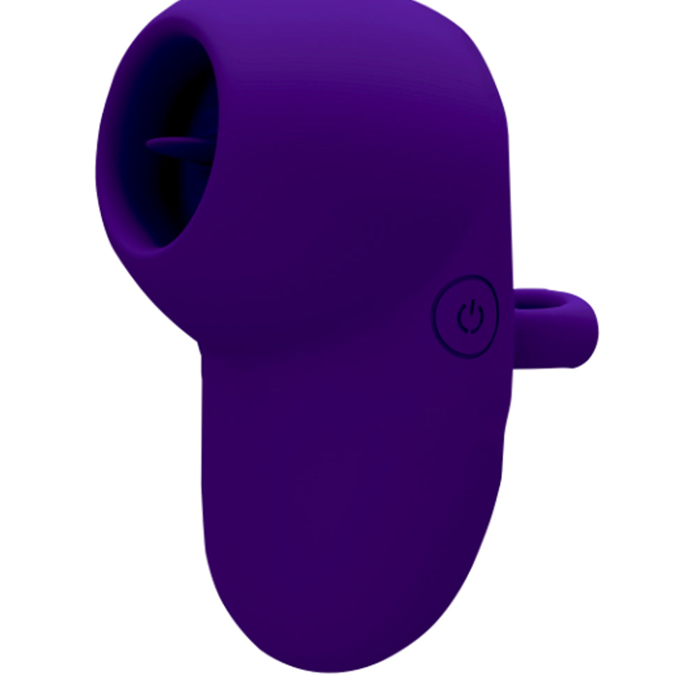 Kenley - Violet - Intense Flickering Finger Vibe With Comfort Grip Ring-Vibrators-Viben-Andy's Adult World